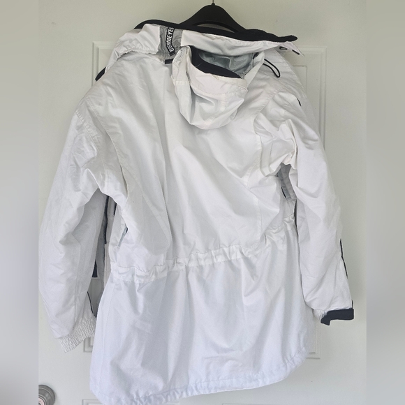 Obermeyer Black White Paris Ski Snowboarding Winter Jacket Coat Women’s sz 12 - Picture 3 of 17